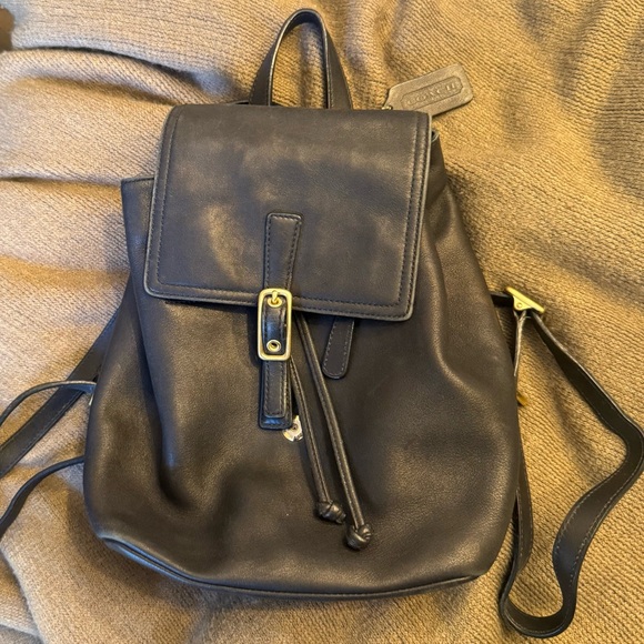 Vintage Coach Backbag Purse - Picture 1 of 6